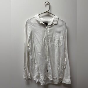 Rails White Casual Cotton Button Down Shirt